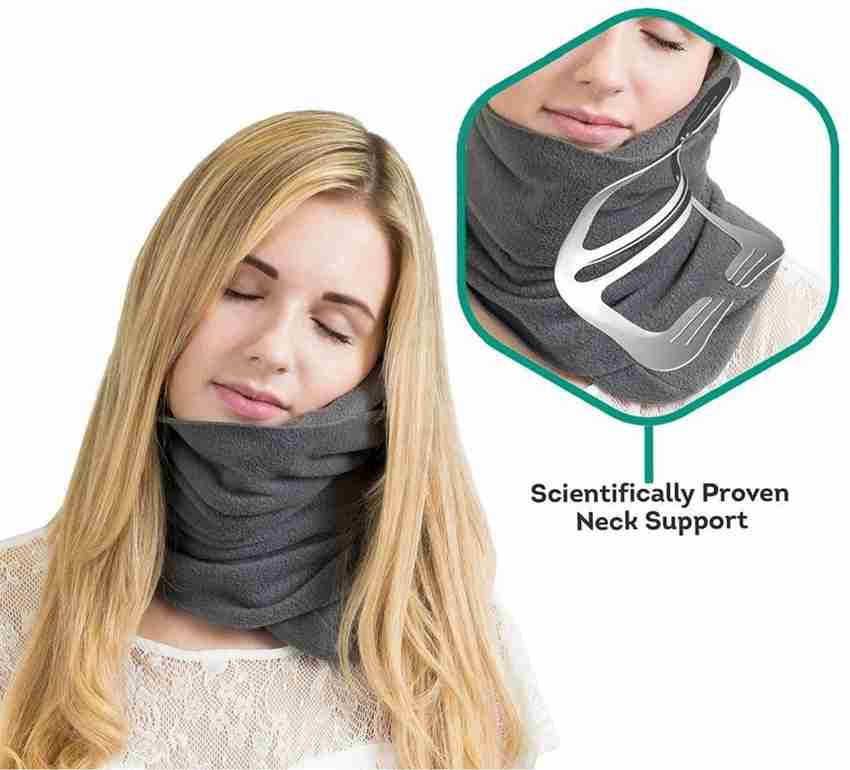 Super soft neck support travel pillow 2025