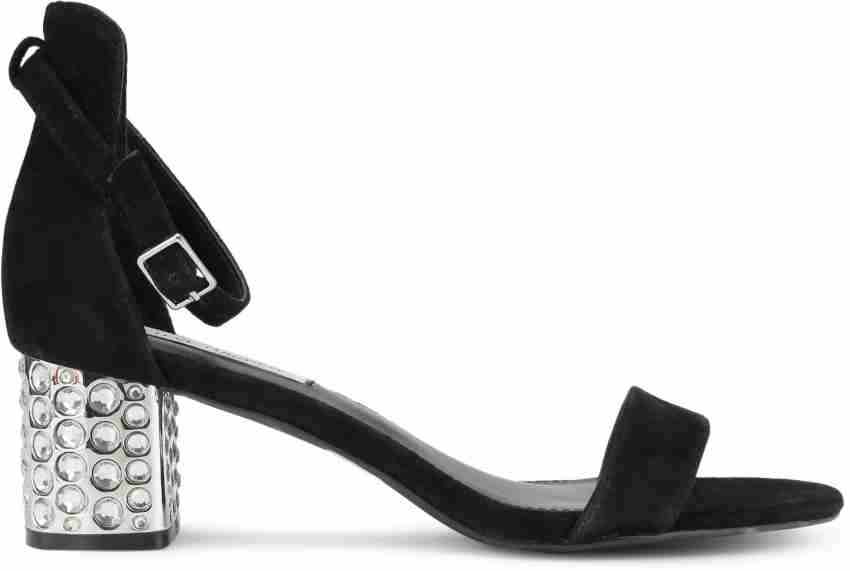 Steve madden best sale black block heels