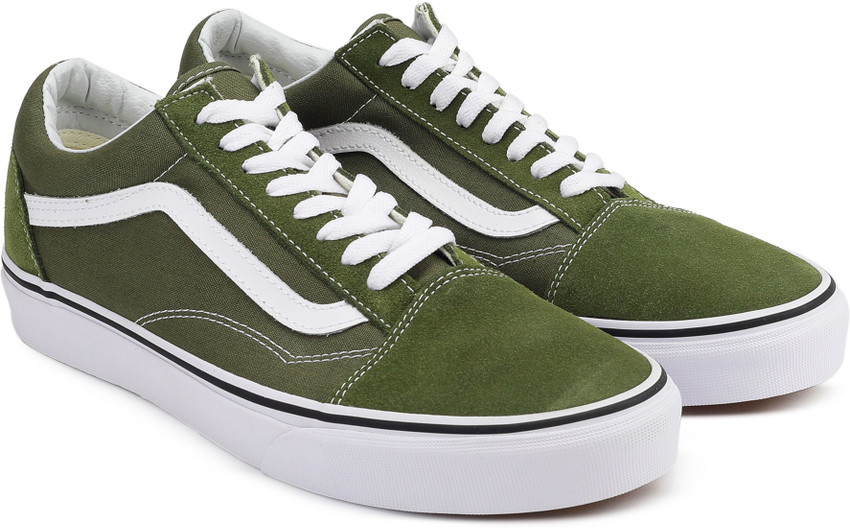 vans shoes green color