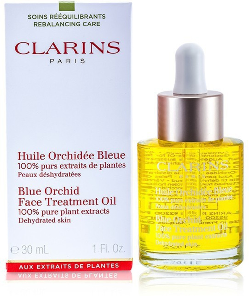 Clarins Paris Face Treatment Oil Blue Orchid For Dehydrated