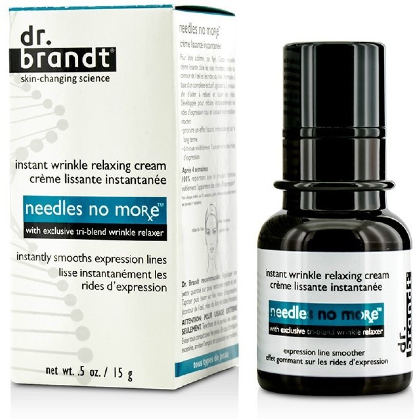 Dr. Brandt Needles No More Instant Wrinkle Relaxing Cream: Buy Dr. Brandt  Needles No More Instant Wrinkle Relaxing Cream at Low Price in India