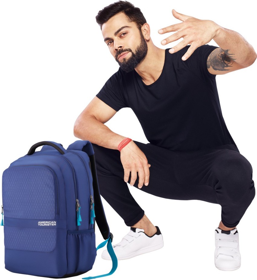 AMERICAN TOURISTER Tech Q 29 L Laptop Backpack Blue Price in India Flipkart