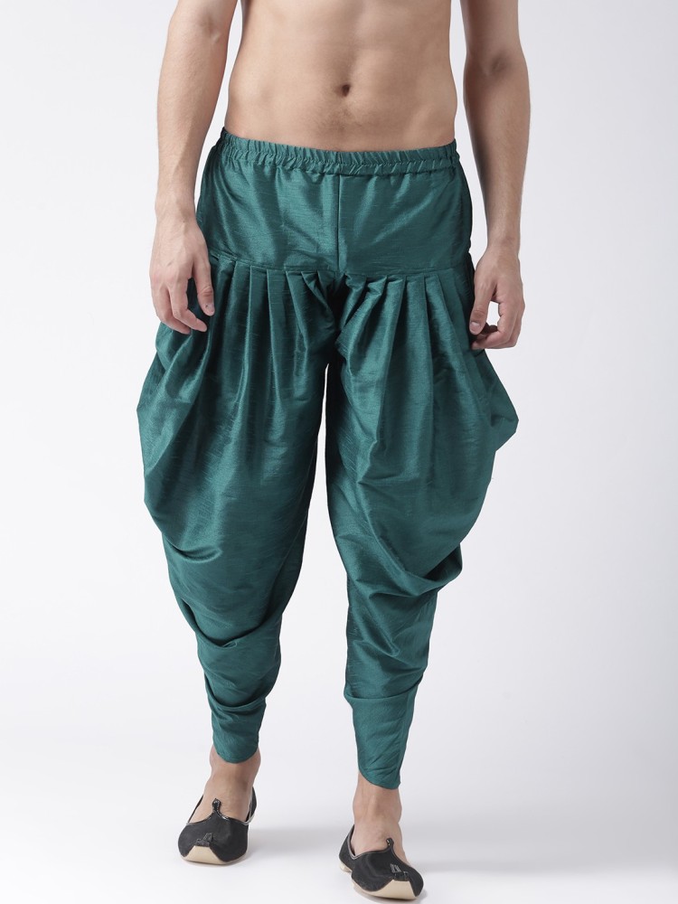 Buy HANGUP Solid Silk Regular Fit Men's Harem Pants