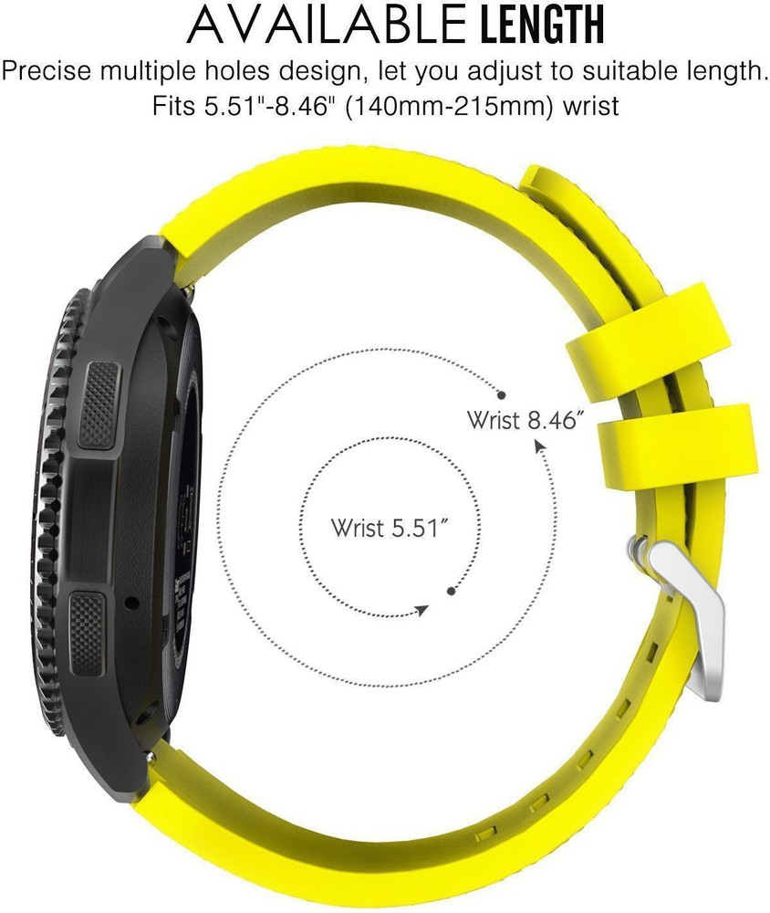 Bracelet silicone best sale gear s3