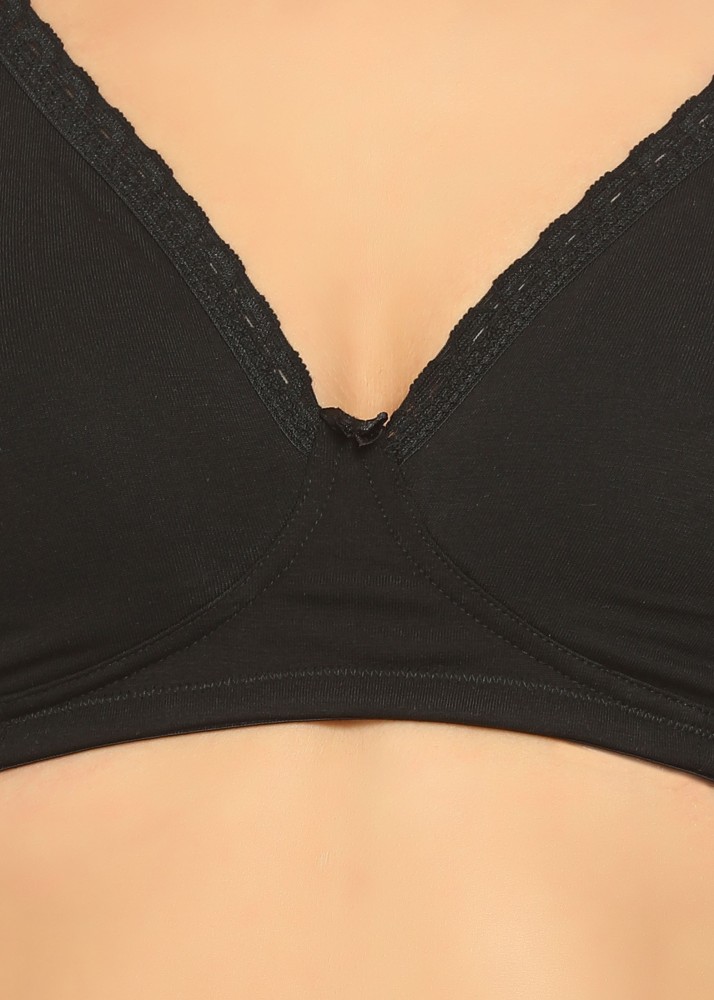 HANES Women Full Coverage Non Padded Bra - Buy BLACK HANES Women Full  Coverage Non Padded Bra Online at Best Prices in India