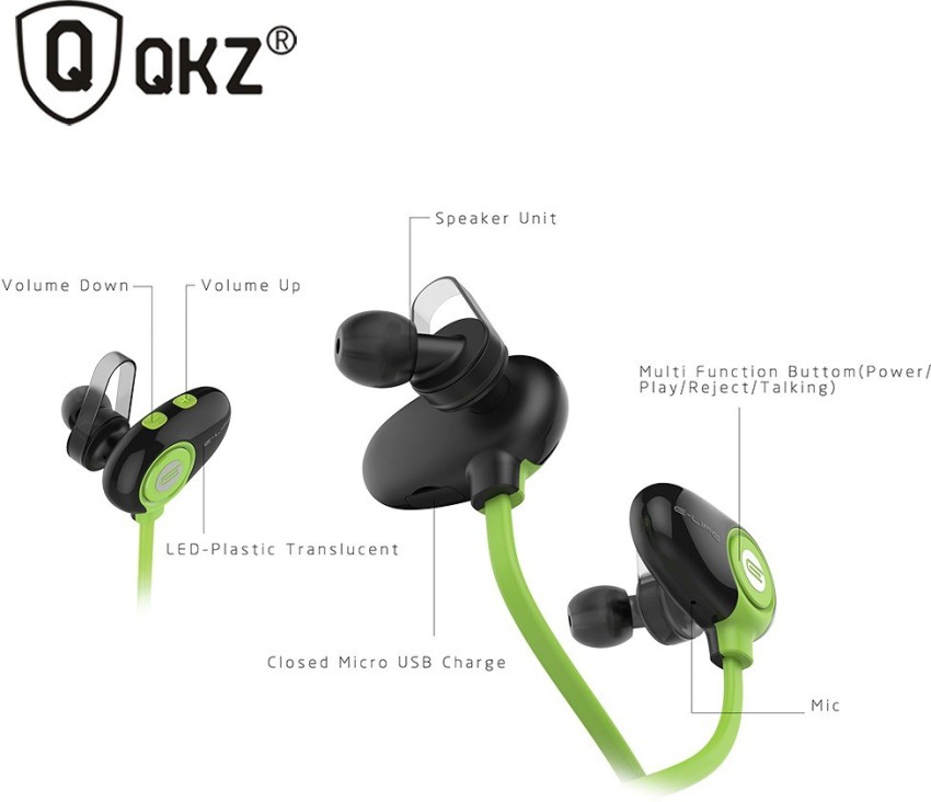 Qkz bluetooth earphones hot sale