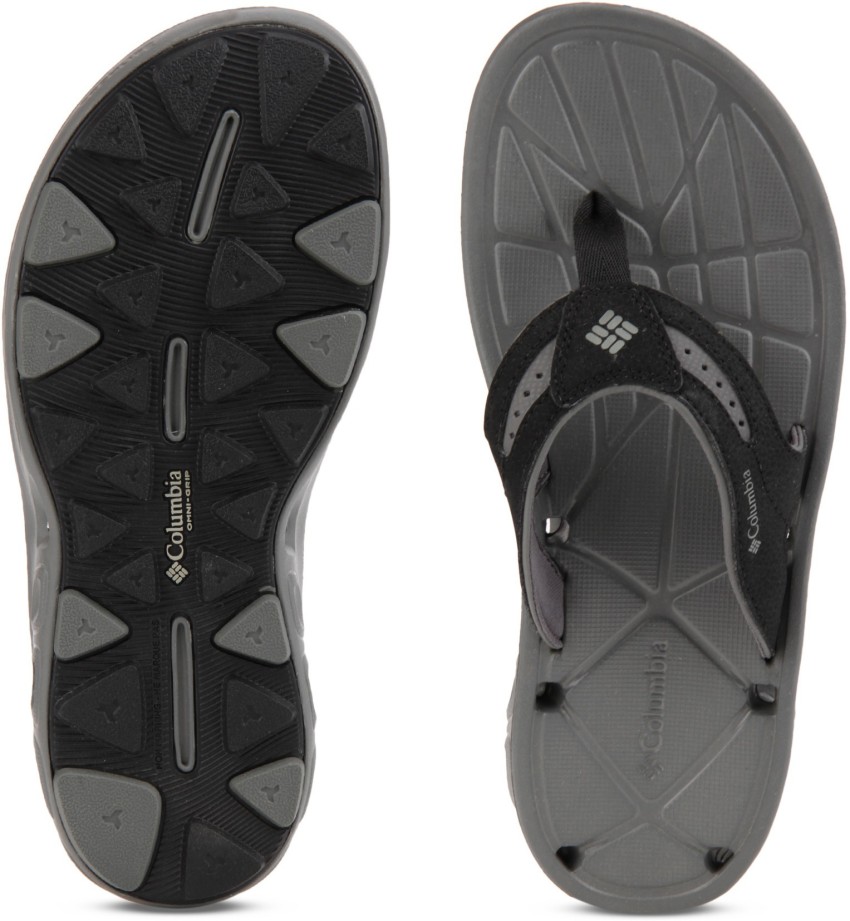 Columbia Men TECH SUNVENT FLIP Slippers Buy Black Color Columbia