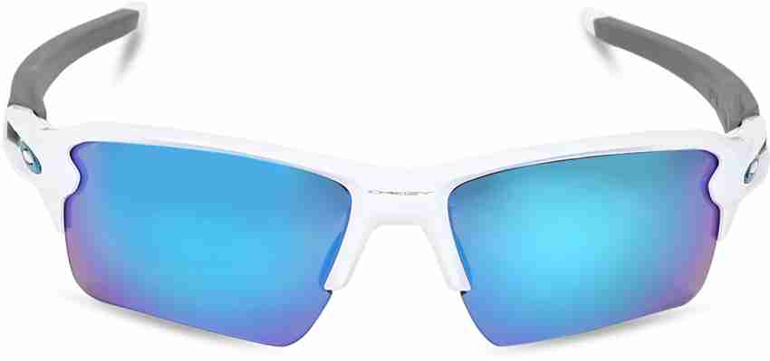 Oakley Flak 2.0 XL Sunglasses (Polished White) (Prizm Sapphire Iridium Lens)