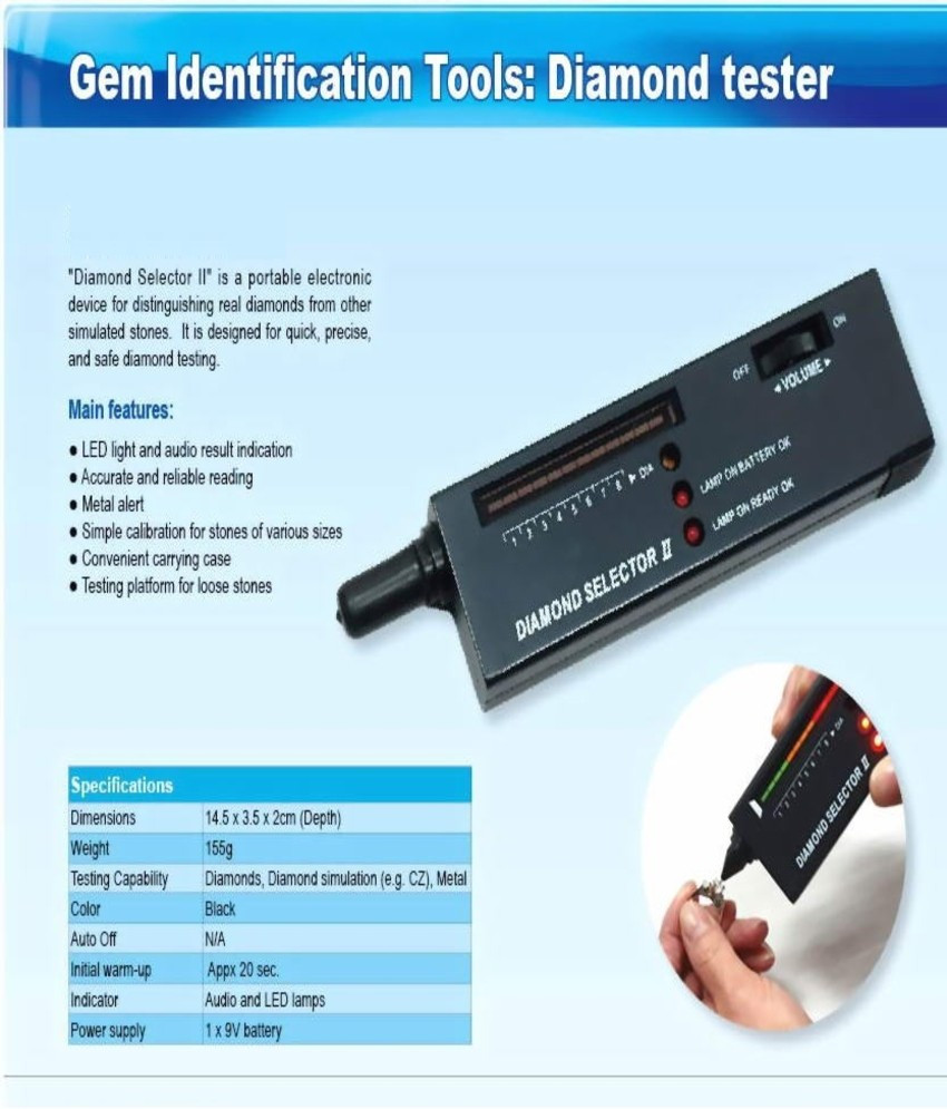 BALRAMA Diamond Selector II Diamond Tester 2 Gemstone Selector