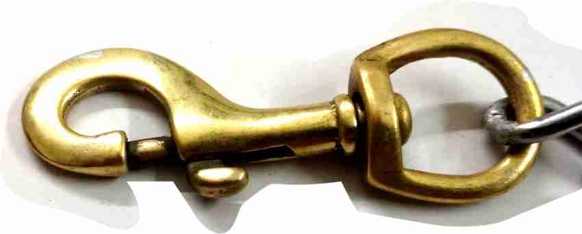 Brass Large Harness Hook (Brass)