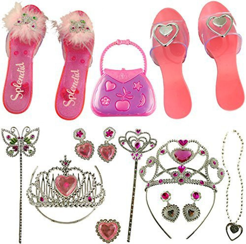 Barbie shoes and shop tiara set