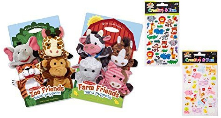 Zoo Friends Hand Puppets