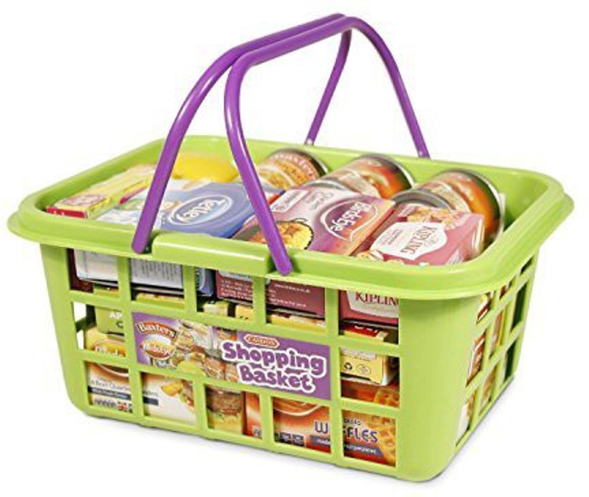 Casdon shopping basket hot sale with food