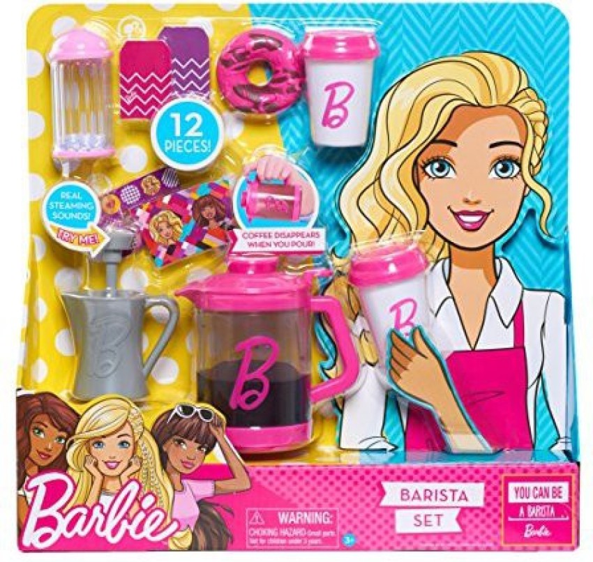 Barbie barista set deals