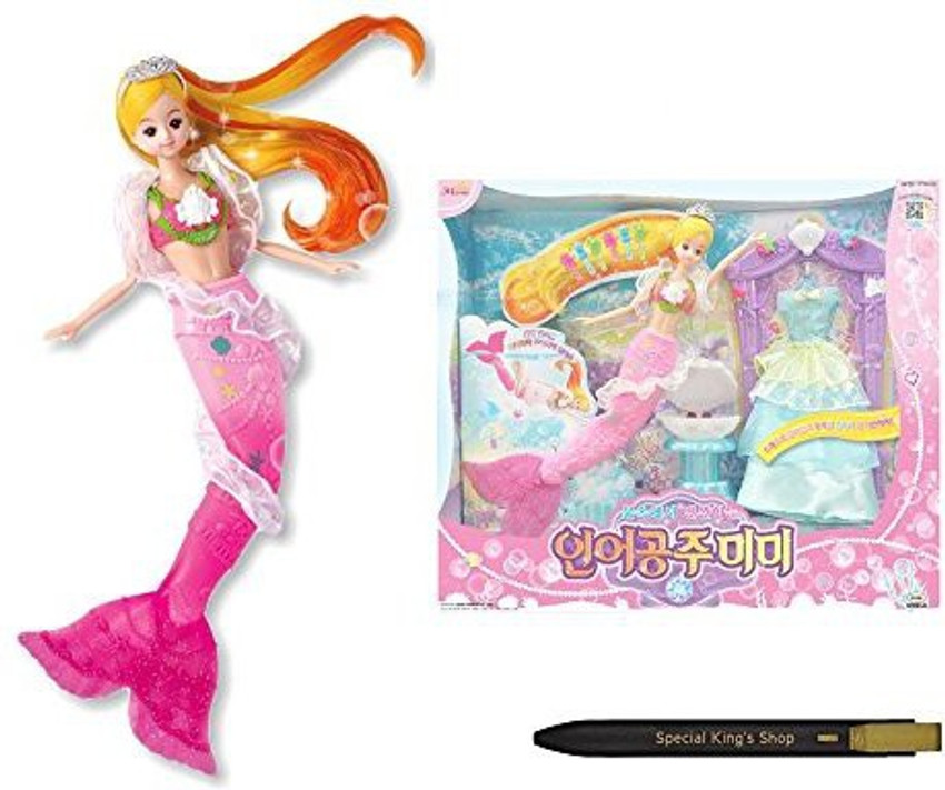Mimi World Mermaid Princess Mimi Role Play Doll Transforming In The Water Ready To Meet Her Prince Free Gift Ball Pen Mermaid Princess Mimi Role Play Doll Transforming