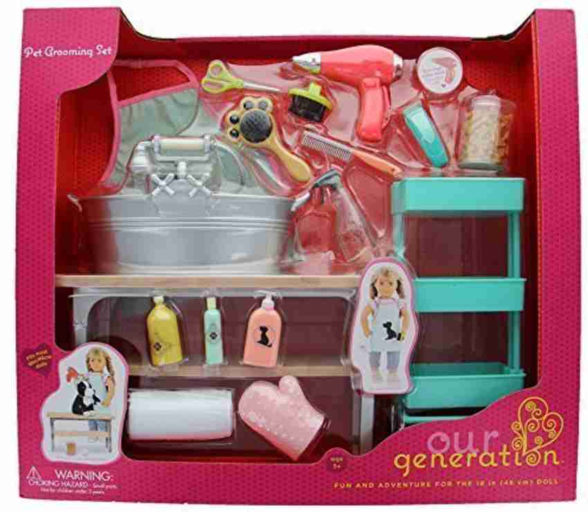 Our Generation Dog And Pet Grooming Salon Play Set For 18 Dolls Dog And Pet Grooming Salon Play Set For 18 Dolls shop for Our Generation products in India. Flipkart