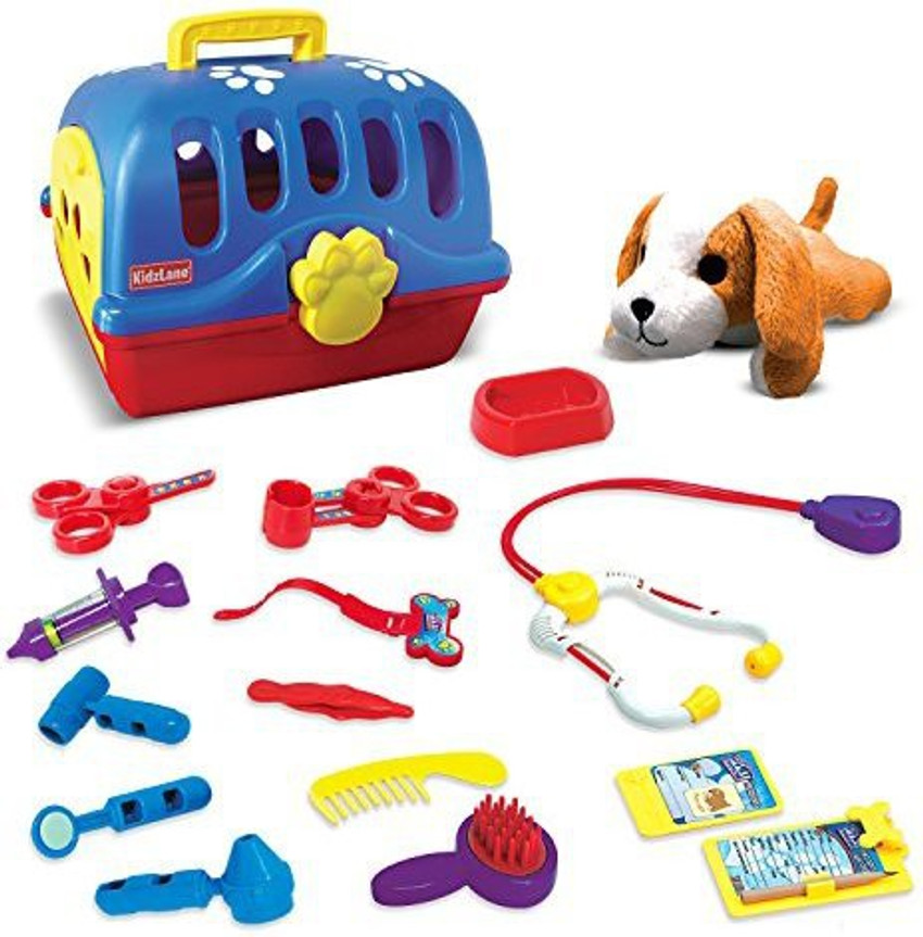 Deluxe Pet Doctor Vet Kit Interactive Pretend Role Play Set . shop