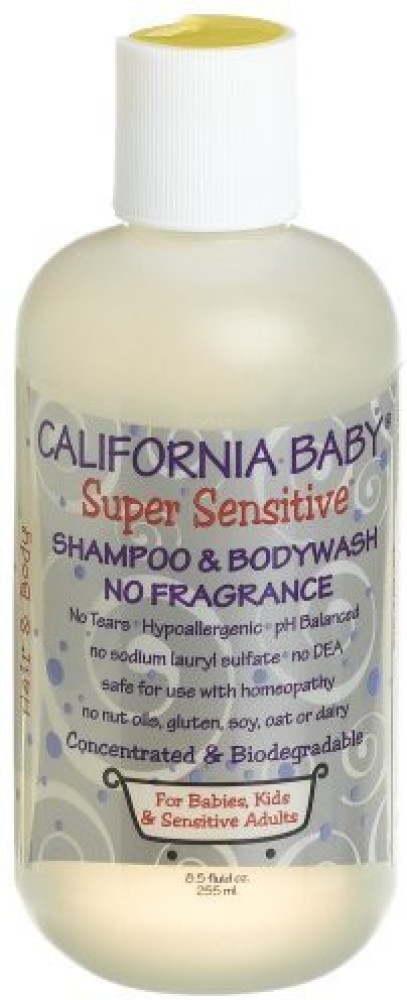 California baby super sensitive shampoo best sale & bodywash