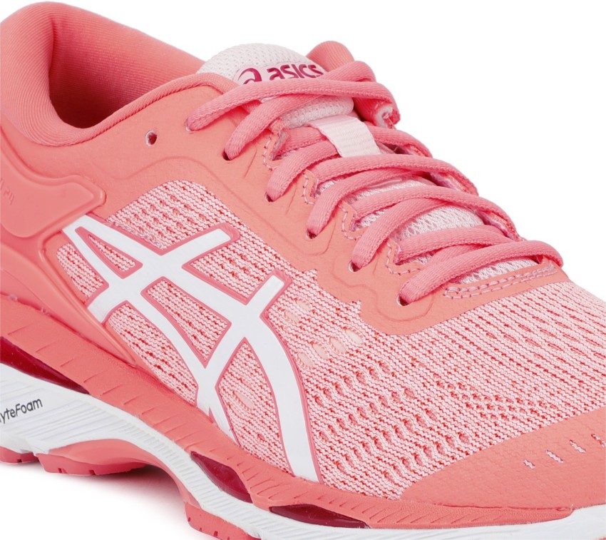 Asics GEL KAYANO 24 Running Shoes For Women Buy SEASHELL PINK WHITE BEGONIA PINK Color Asics GEL KAYANO 24 Running Shoes For Women Online at Best Price Shop Online for Footwears in India