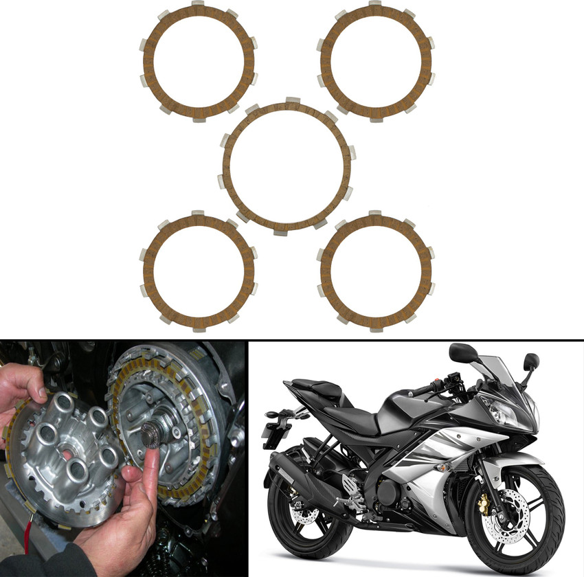 Autofy Aluminium Clutch Plates For Yamaha R 15 Set of 5 Clutch Plate Price in India Buy Autofy Aluminium Clutch Plates For Yamaha R 15 Set of 5 Clutch Plate online at Flipkart
