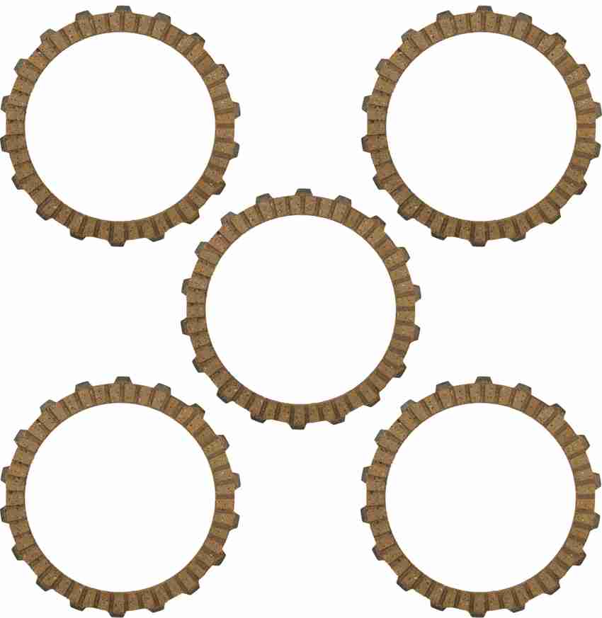 Autofy Steel Clutch Plates For Hero Super Splendor Glamour Set