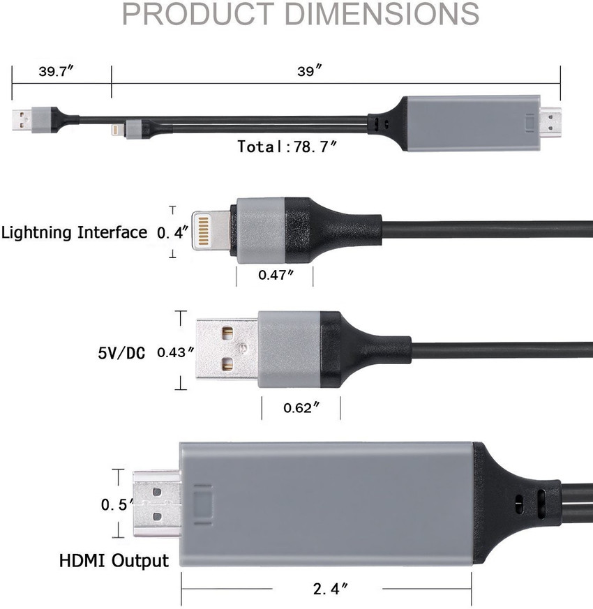 Cable lightning a 2025 hdmi