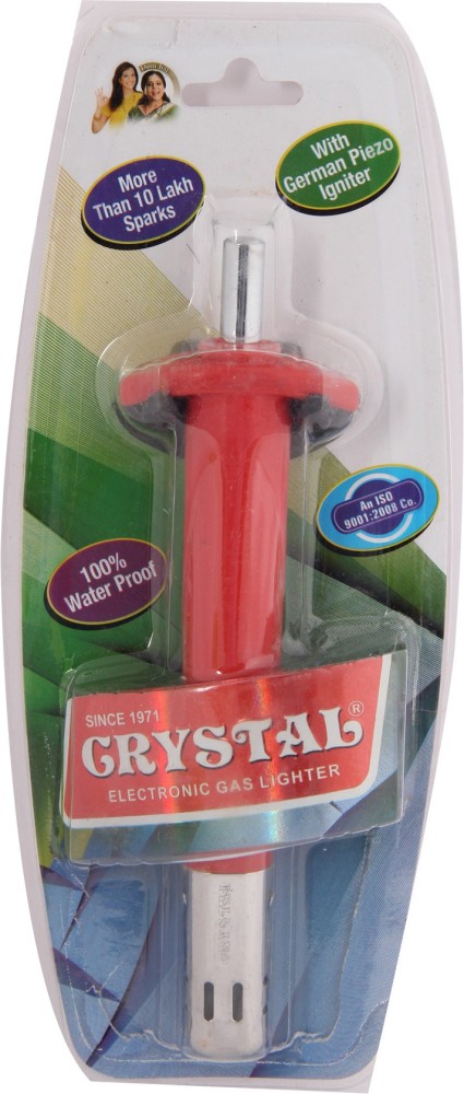 Crystal Gas Stove Lighter, Stainless Steel Aristo