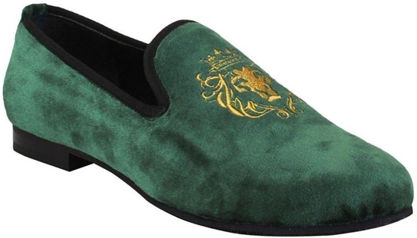 Green velvet clearance shoes mens