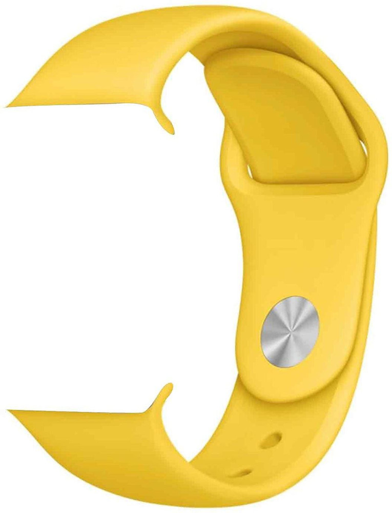 SPARXON Soft Silicon Yellow Replacement Band For Apple Watch