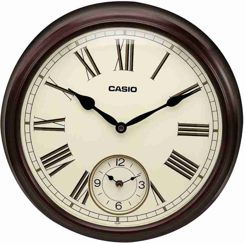 CASIO Analog 36 cm X 36 cm Wall Clock Price in India Buy CASIO Analog 36 cm X 36 cm Wall Clock online at Flipkart