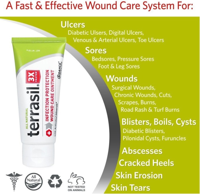 terrasil® Bed Sore & Pressure Sore Relief ointment