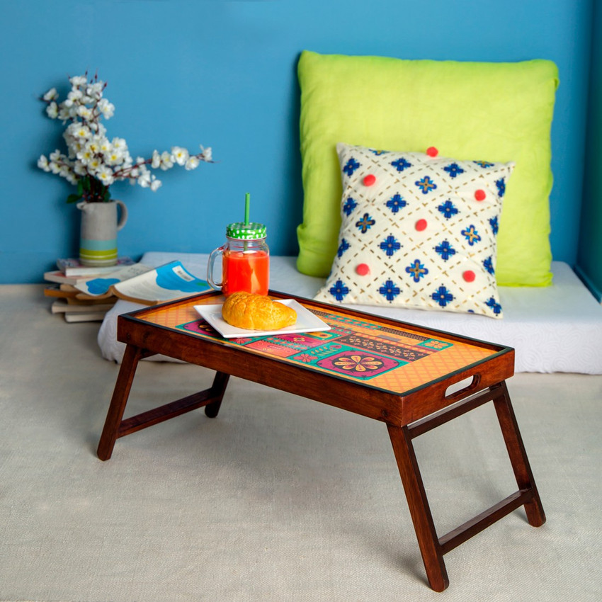 chumbak Wood Portable Laptop Table Price in India Buy chumbak