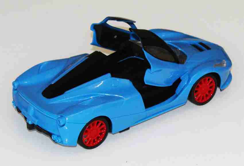 Blue ferrari toy car hotsell