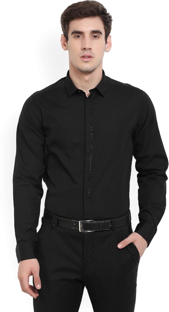 Blackberrys Men Solid Party Black Shirt Buy Black Blackberrys Men Solid Party Black Shirt Online at Best Prices in India Flipkart