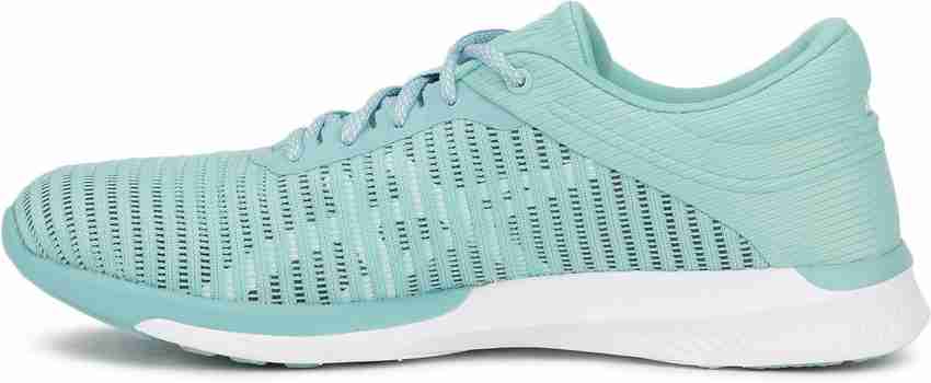 Asics fuzeX Rush Adapt Running Shoes For Women Buy PORCELAIN BLUE WHITE SMOKE BLU Color Asics fuzeX Rush Adapt Running Shoes For Women Online at Best Price Shop Online for Footwears in