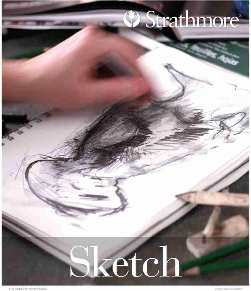 Strathmore Toned Gray Spiral Bound Sketchbook