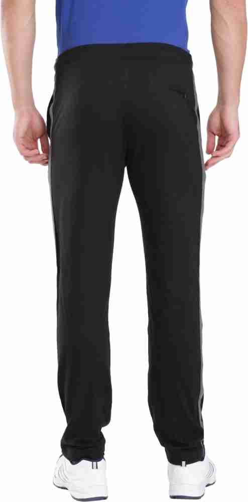 JOCKEY 9509 Solid Men Black Track Pants - Buy Black & Grey Melange