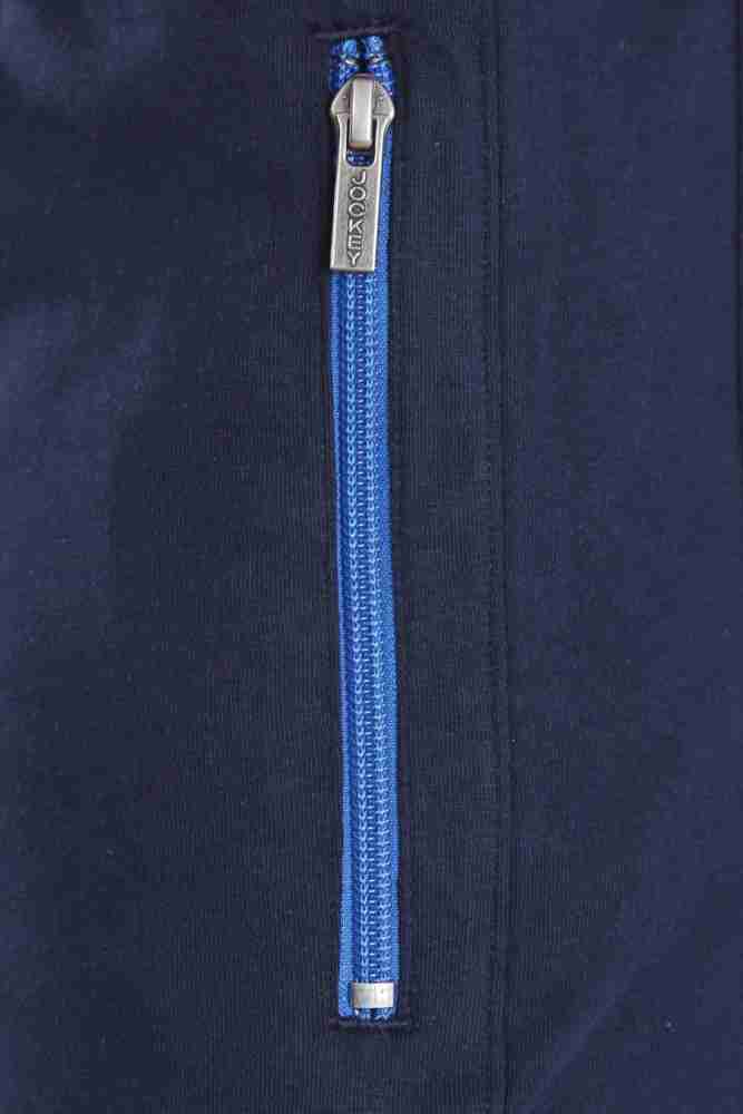 JOCKEY Solid Men Blue Track Pants - Buy Navy & Neon Blue JOCKEY