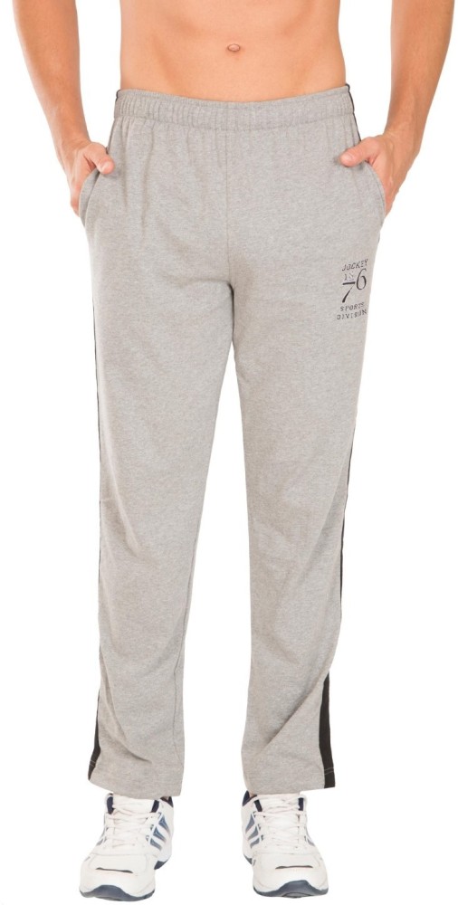 JOCKEY 9508 Solid Men Grey Track Pants - Buy Grey Melange JOCKEY 9508 Solid  Men Grey Track Pants Online at Best Prices in India