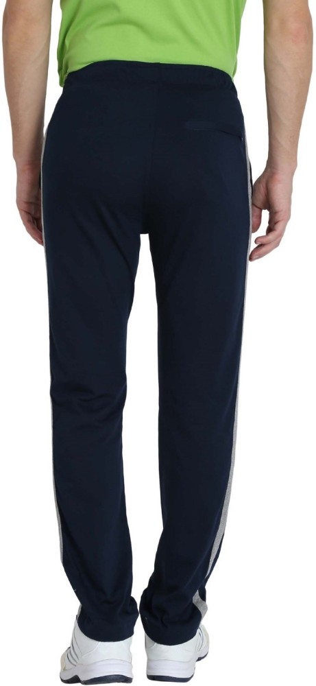 Buy Jockey Navy & Grey Melange Slim Fit Track Pants - Track Pants for Men  1999148