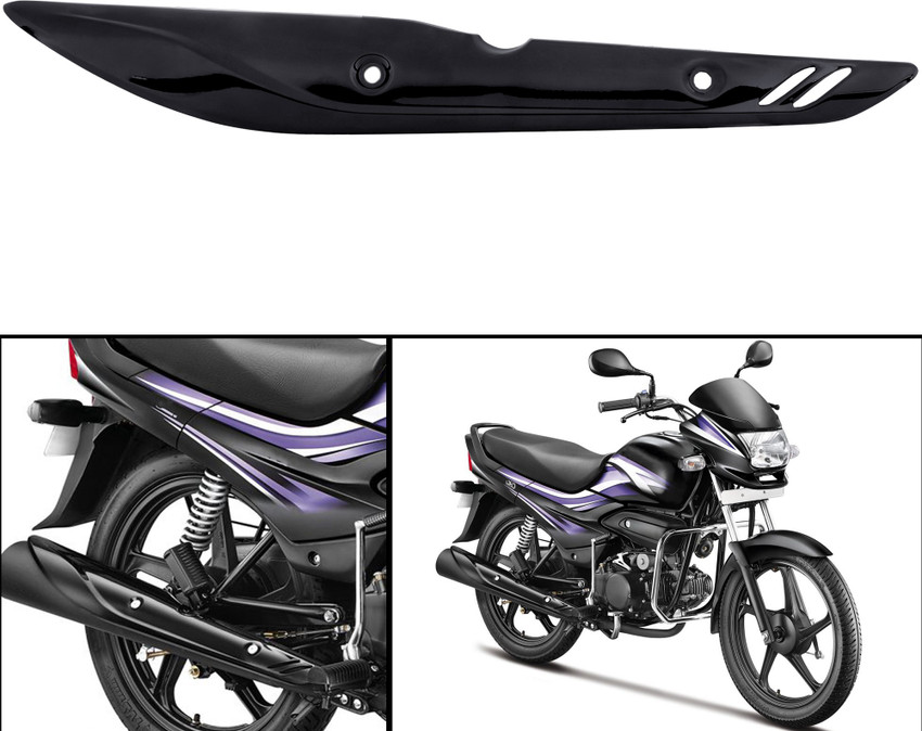 Autofy Metal Silencer Guard Silencer Cover for Hero Super Splendor Black Bike Engine Guard Price in India Buy Autofy Metal Silencer Guard Silencer Cover for Hero Super Splendor Black Bike Engine