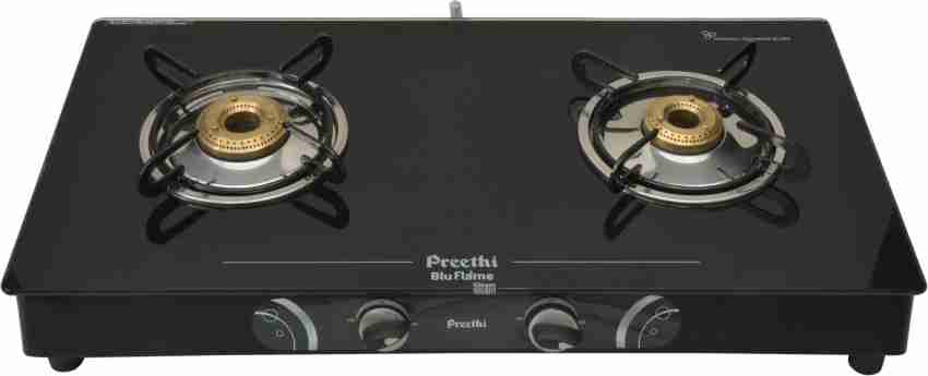 preethi 2 burner gas stove price