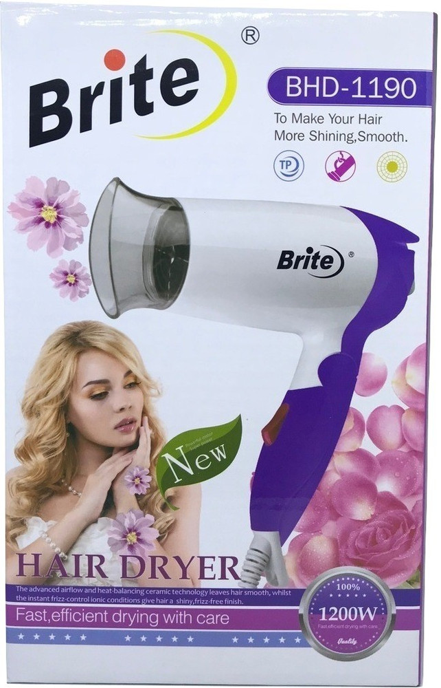 Brite BHD 1190 Hair Dryer Brite Flipkart