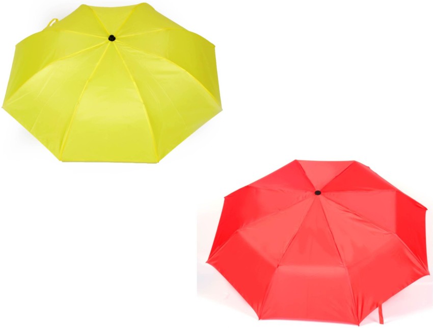 Summer Sun Rain UM-Banana Folding Yellow Umbrella UV Protection