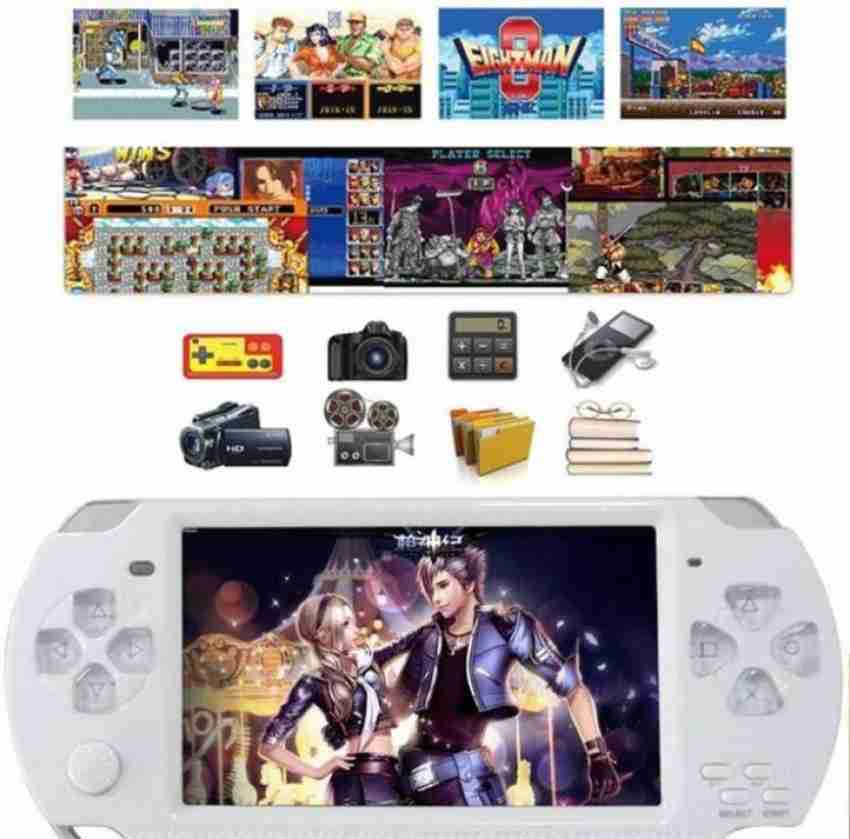 Gameson PSP Built-in Games MP4 Player Tv Out Portable Game Console With  10000 4 GB with Mario, Contra, Mustafa, Tekken 3, etc. (Black, 1)