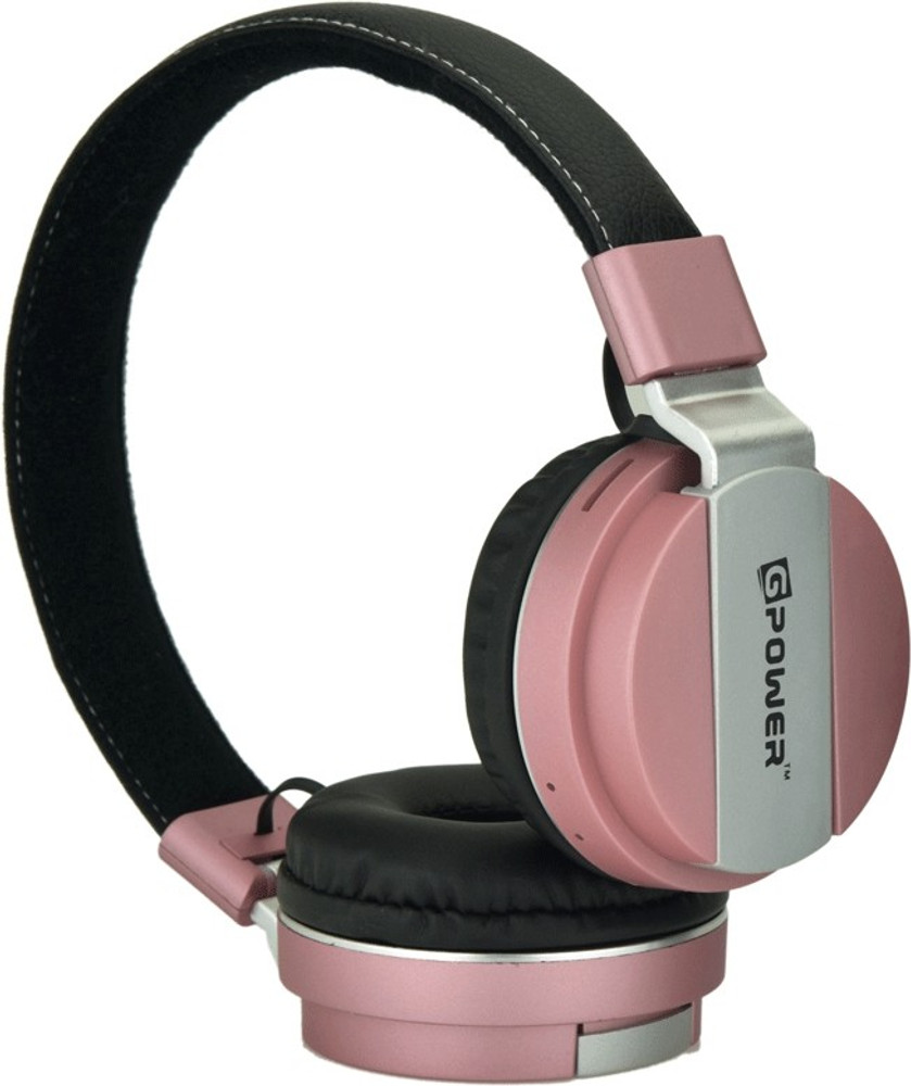 Black and shop pink headset