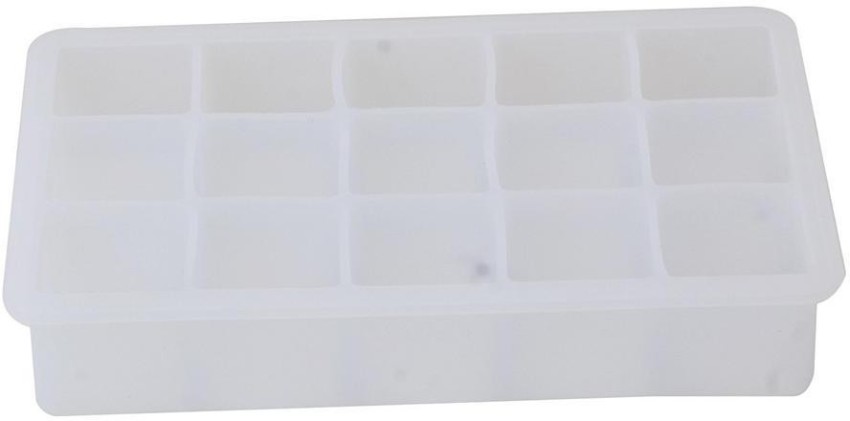 1pc Red 160-grid Silicone Mini Ice Cube Tray Maker For Crushed Ice