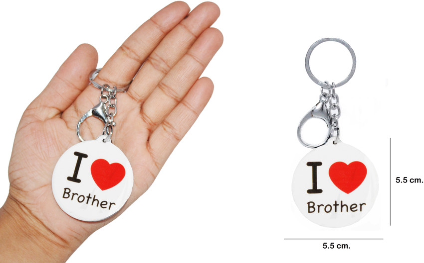 Flipkart SmartBuy I LOVE BROTHER Gift for Brother Key Chain