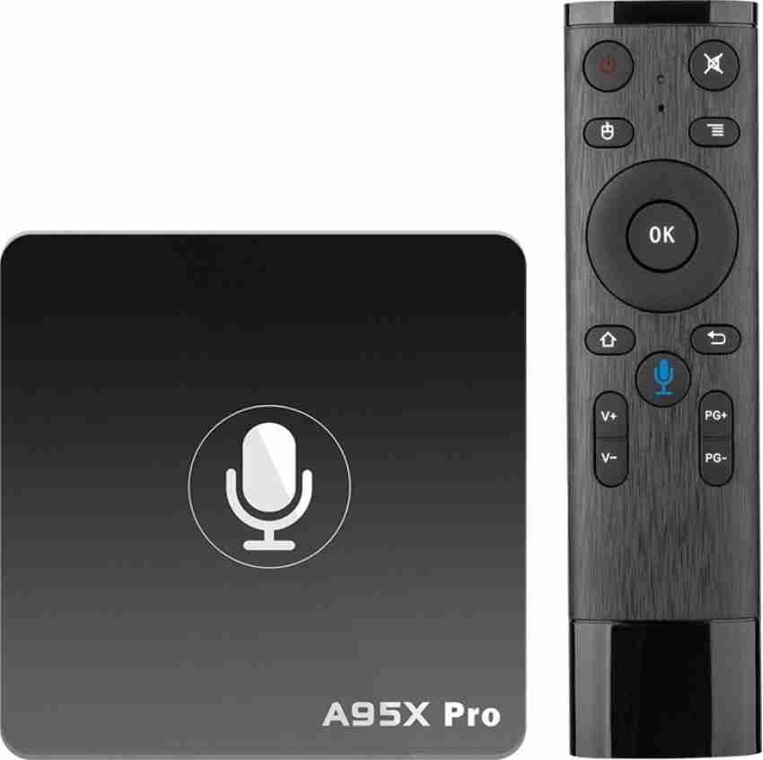 T96 A95X Pro Android 7.1 TV Box 2GB RAM 16GB ROM 4K UHD Amlogic Media  Player with Voice Remote 2.4G WiFi Media Streaming Device - T96 