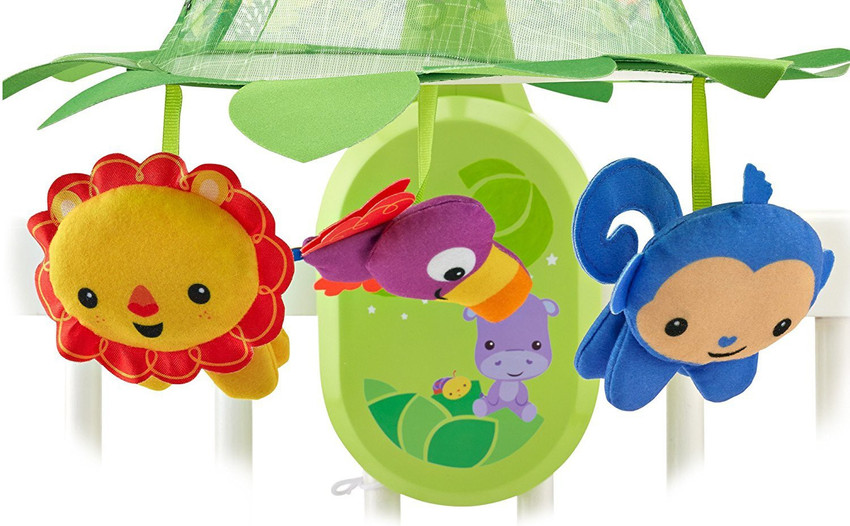 Fisher price jungle crib soother online